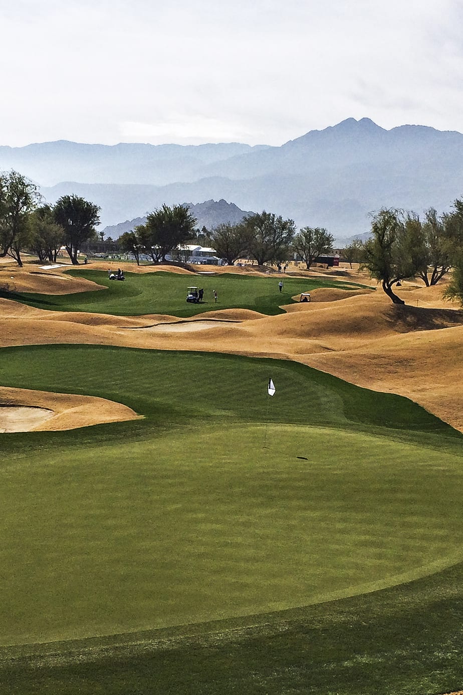 Hole 1 at Pete Dye Stadium Course