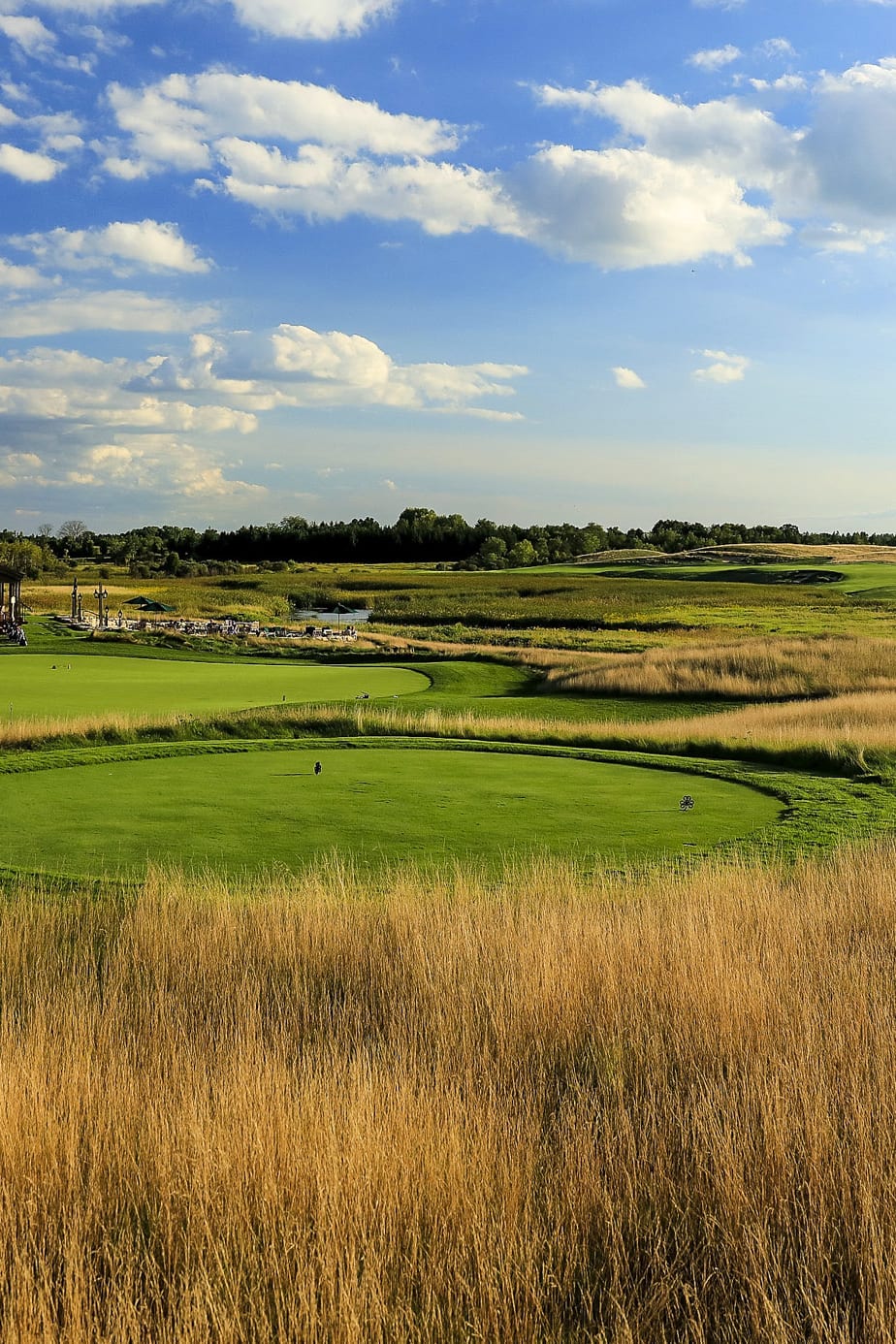 Hole 1 at Erin Hills