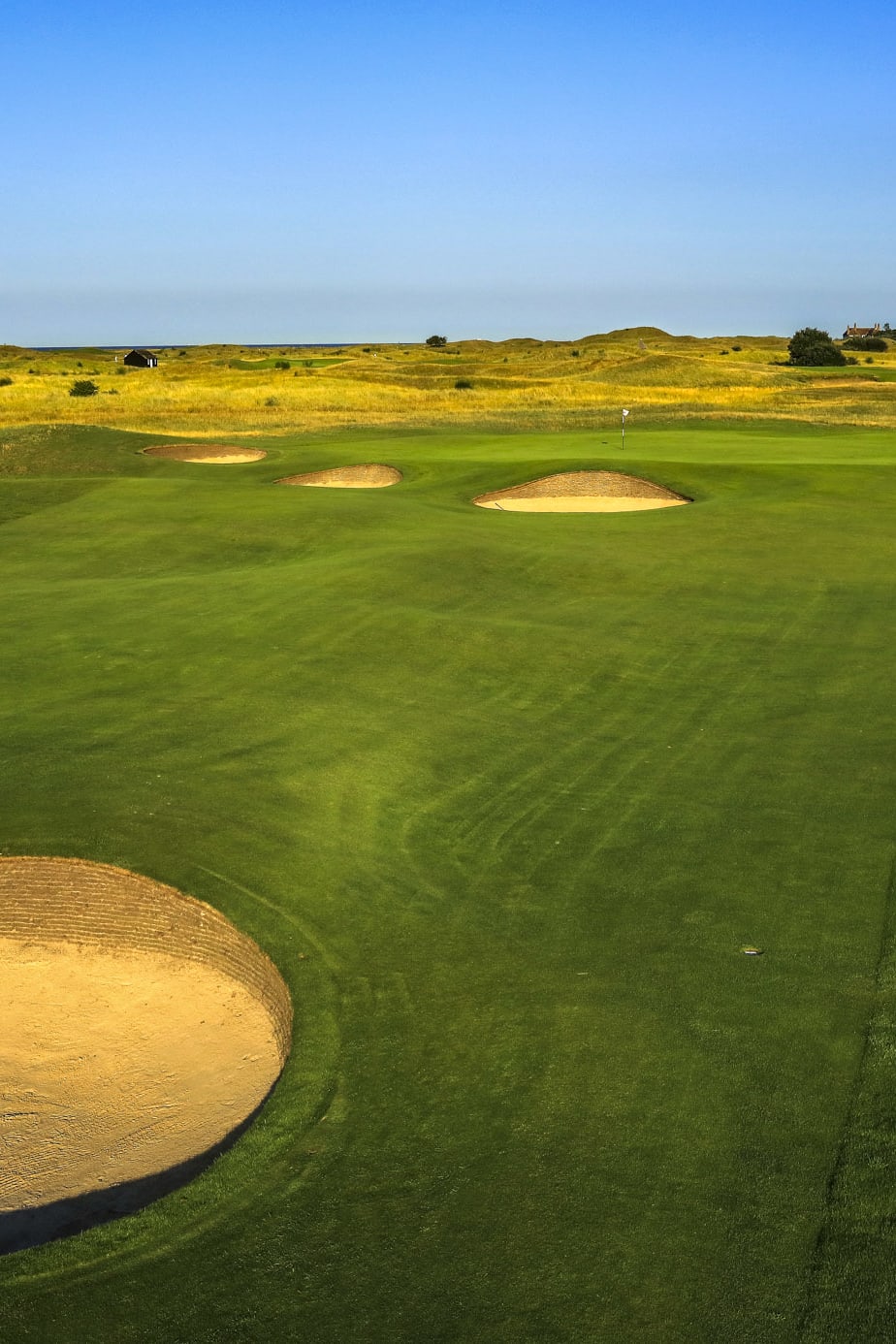 Hole 1 at Royal St. George's GC
