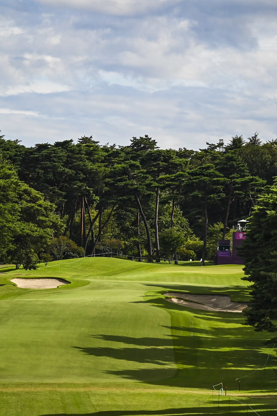 Hole 1 at Kasumigaseki Country Club