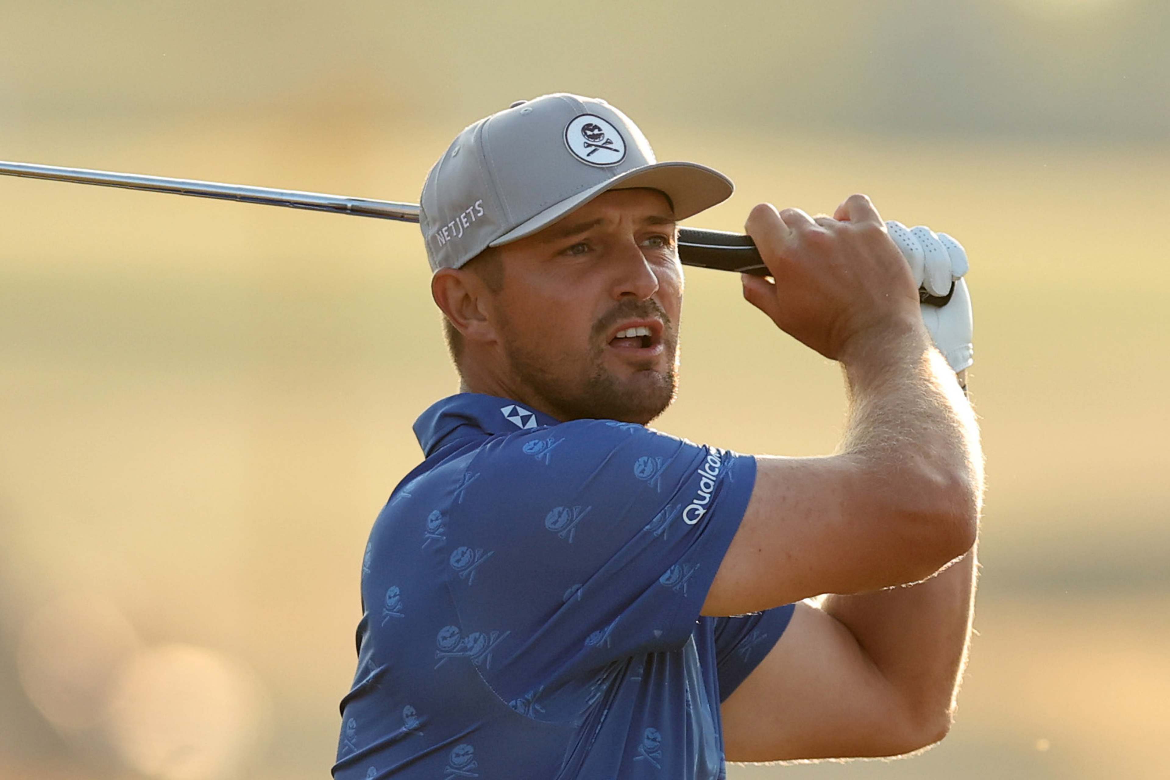 DeChambeau assessed two-stroke penalty for improving lie during second round of The Open