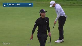 Min Woo Lee Round 1 12th hole Shot 3 2025 Genesis
