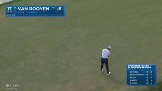 Erik van Rooyen buries a 27-foot birdie putt at Cognizant Classic