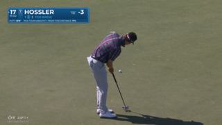 Beau Hossler sinks 18-foot birdie putt at Cognizant Classic