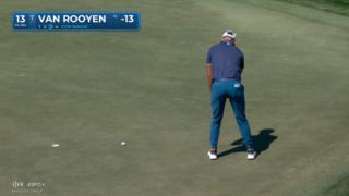 Erik van Rooyen sinks 7-foot birdie putt at Cognizant Classic