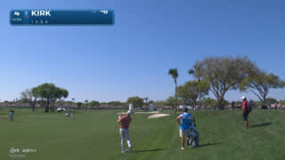 Chris Kirk bounces approach to 4 feet and birdies at Cognizant Classic