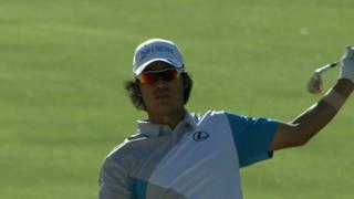 Hideki Matsuyama’s second shot leaves a mark in playoff at the Memorial