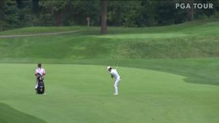 Brandon Wu birdies No. 14 in Round 4 at Korn Ferry Tour Champ
