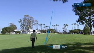 Miguel Angel Jiménez makes birdie on No. 15 at Hoag Classic