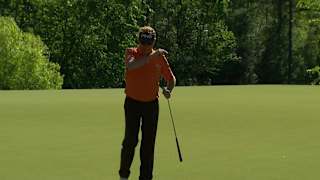 Miguel Angel Jimenez drops 20-foot birdie putt at Mississippi Gulf
