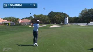 Isaiah Salinda's beautiful approach sets up birdie at Cognizant Classic