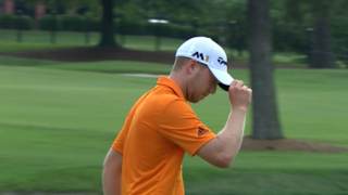 Daniel Berger cards a birdie at FedEx St. Jude