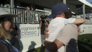 Luke Clanton reunites with family after earning TOUR card