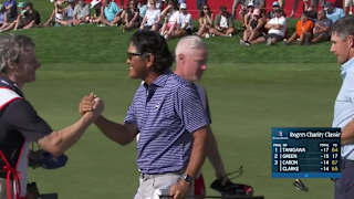 Ken Tanigawa saves par to win the Rogers Charity Classic