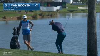 Erik van Rooyen holes out from rough for eagle at Cognizant Classic