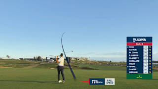 Wyndham Clark hits towering approach from 275 yards to set up eagle in Round 3 of U.S. Open