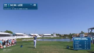 Min Woo Lee's solid tee shot leads to birdie at Cognizant Classic