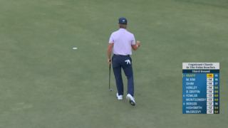 Jake Knapp sends in putt for birdie at Cognizant Classic