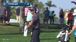 Rickie Fowler reaches in two and birdies at Cognizant Classic