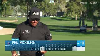 Phil Mickelson nearly eagles with wedge at Schwab Cup Championship