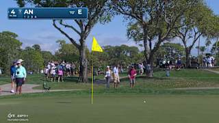 Byeong Hun An bounces wedge close to set up birdie at Cognizant Classic