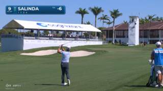 Isaiah Salinda sticks wedge to 4 feet and birdies at Cognizant Classic