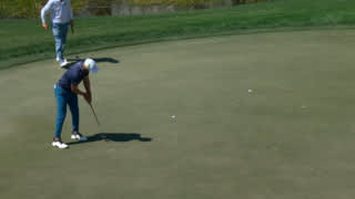 Erik van Rooyen sinks 15-foot birdie putt at Cognizant Classic