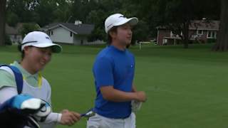 Yuta Sugiura makes birdie on No. 18 at AdventHealth