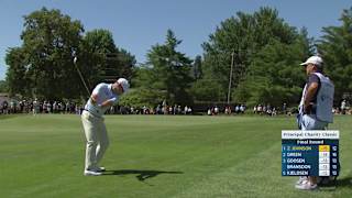Zach Johnson makes birdie on No. 13 at Principal Charity Classic