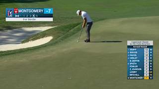 Taylor Montgomery sinks a 29-foot birdie putt at Cognizant Classic