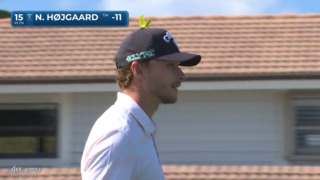 Nicolai Højgaard's quality tee shot leads to birdie at Cognizant Classic
