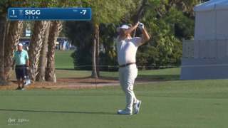 Greyson Sigg throws dart to set up birdie at Cognizant Classic