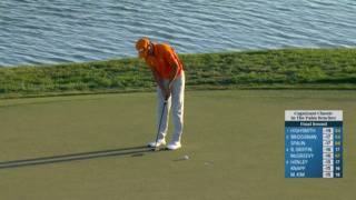 Rickie Fowler converts birdie at Cognizant Classic