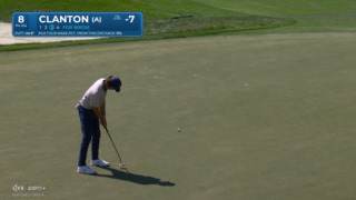 Luke Clanton drips in a 24-foot birdie putt at Cognizant Classic