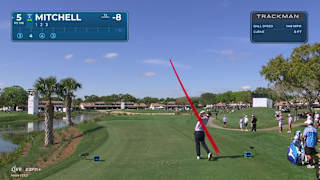 Keith Mitchell sinks a 33-foot downhill birdie putt at Cognizant Classic