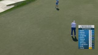 Matthieu Pavon sinks a 21-foot birdie putt at Cognizant Classic