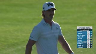 Jake Knapp closes out round with birdie for solo lead at Cognizant Classic