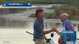 Luke Clanton makes birdie at Cognizant Classic