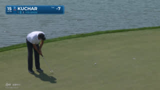 Matt Kuchar sinks 12-foot breaking birdie putt at Cognizant Classic