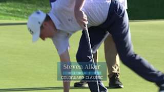 Steven Alker makes birdie on No. 18 at Cologuard