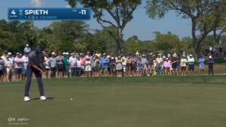 Jordan Spieth jars 18-foot birdie putt at Cognizant Classic