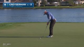 Max Greyserman finishes round with eagle at Cognizant Classic