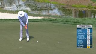 Joel Dahmen converts for birdie at Cognizant Classic