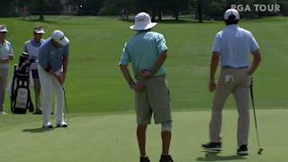 Joe Durant drains birdie putt at Ally Challenge