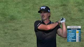 Jake Knapp makes birdie after finding hospitality tent at Cognizant Classic