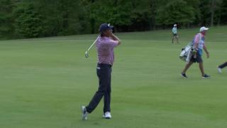 Stephen Ames makes birdie on No. 14 at Mitsubishi