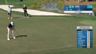 Michael Kim cleans up for birdie at Cognizant Classic