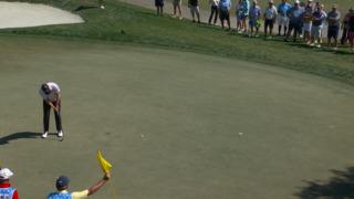 Nicolai Højgaard drains 15-foot birdie putt at Cognizant Classic