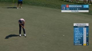 Jacob Bridgeman holes 10-foot birdie putt at Cognizant Classic