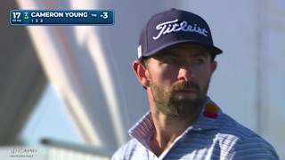 Cameron Young nearly aces No. 17 at Cognizant Classic